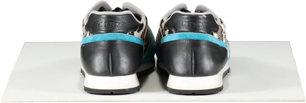 Gina Black Leopard Print Trainers UK 3 EU 36 👠