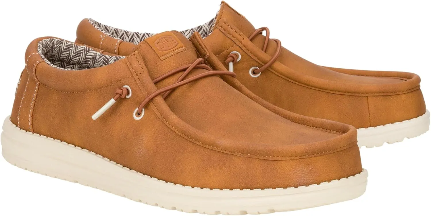 Hey Dude Men's Wally Classic, Mens Shoes, Men's Slip-on Loafers, Comfortable & Light-Weight