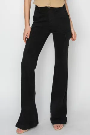 High Rise Side Slit Bootcut Jeans - Regular & Plus Sizes