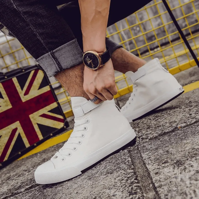 High Top Sneakers for Women / Women's Lace-Up Trainers in 2 Variants