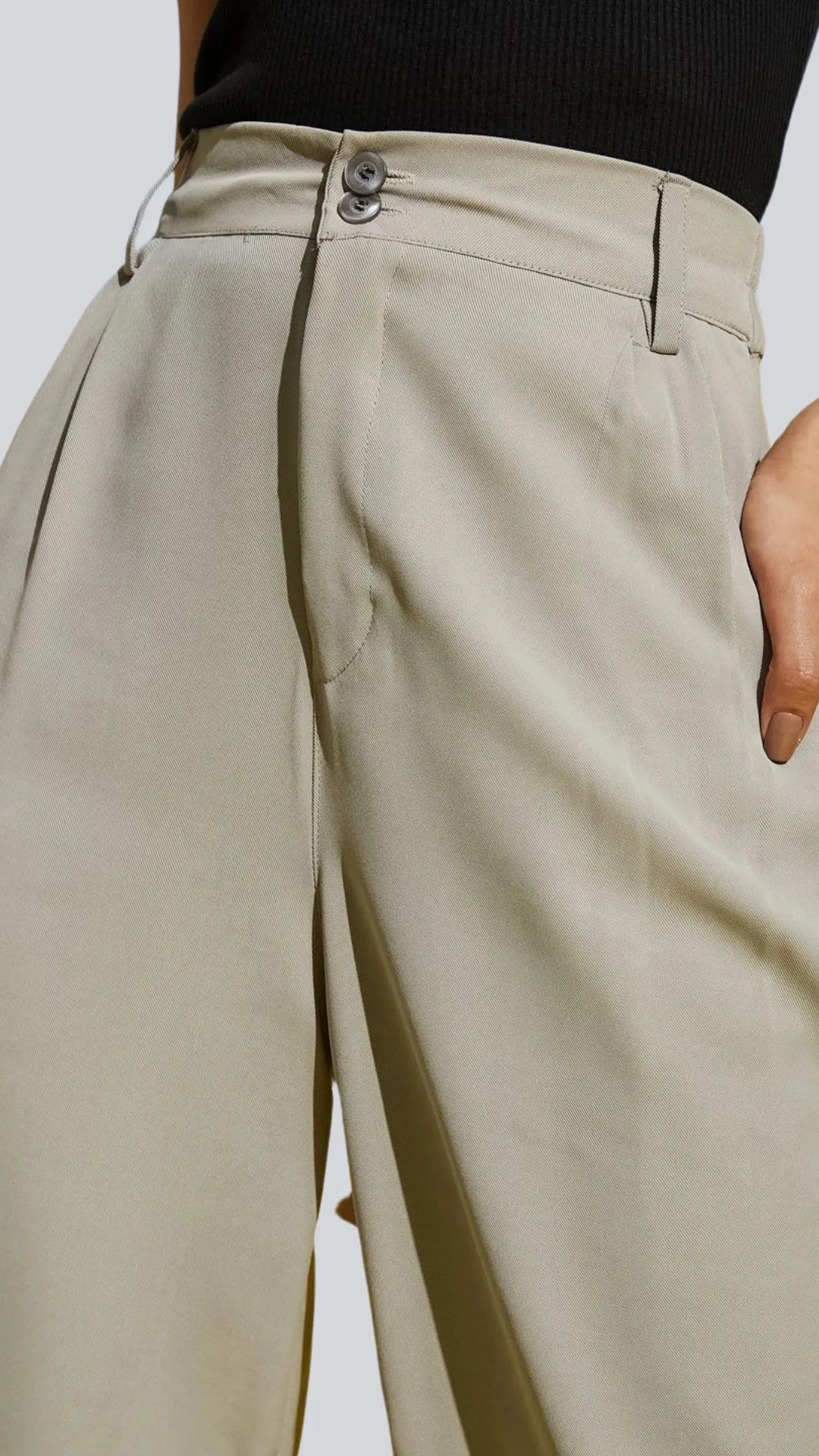 High-Waist Wide-Leg Pant