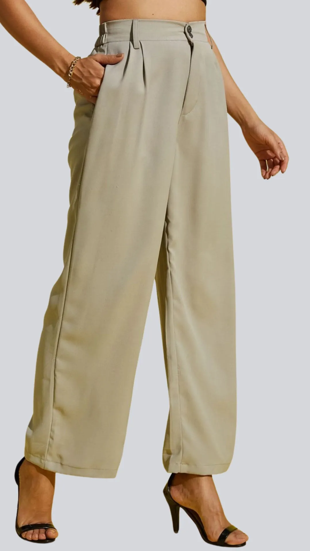 High-Waist Wide-Leg Pant