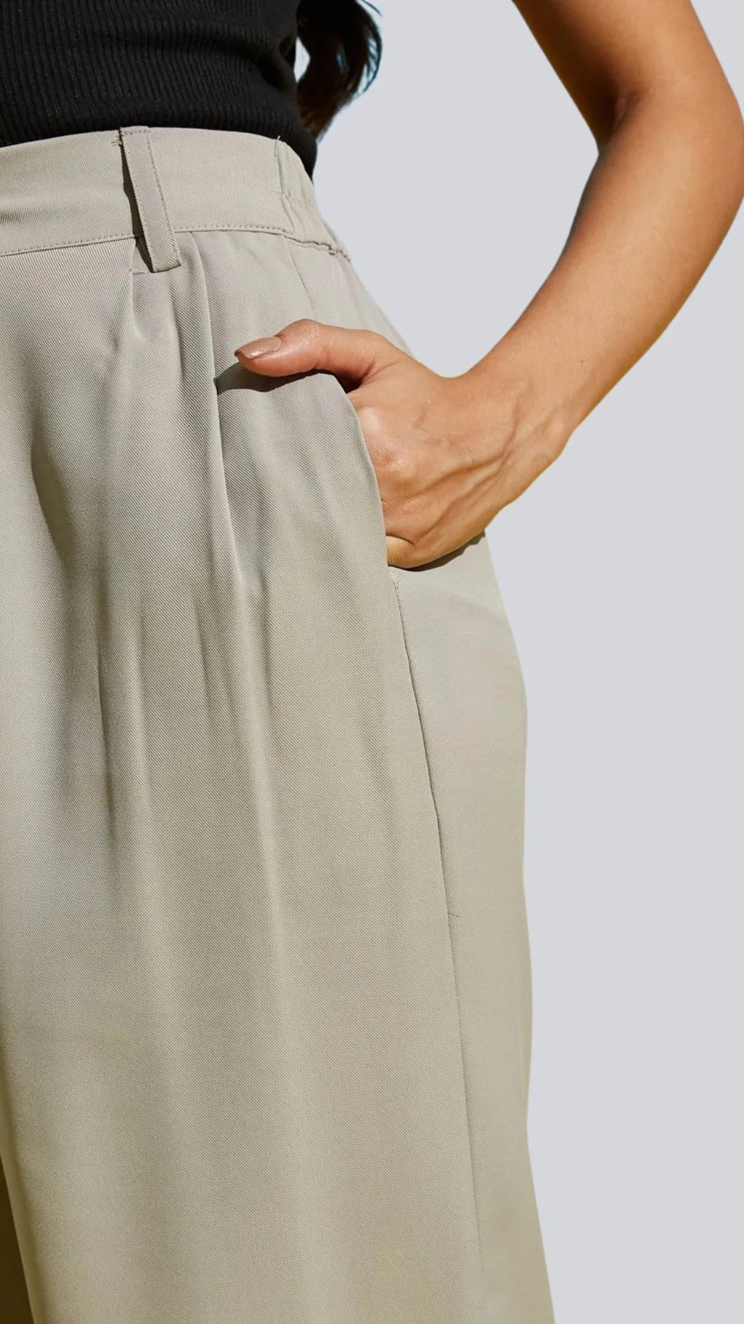 High-Waist Wide-Leg Pant