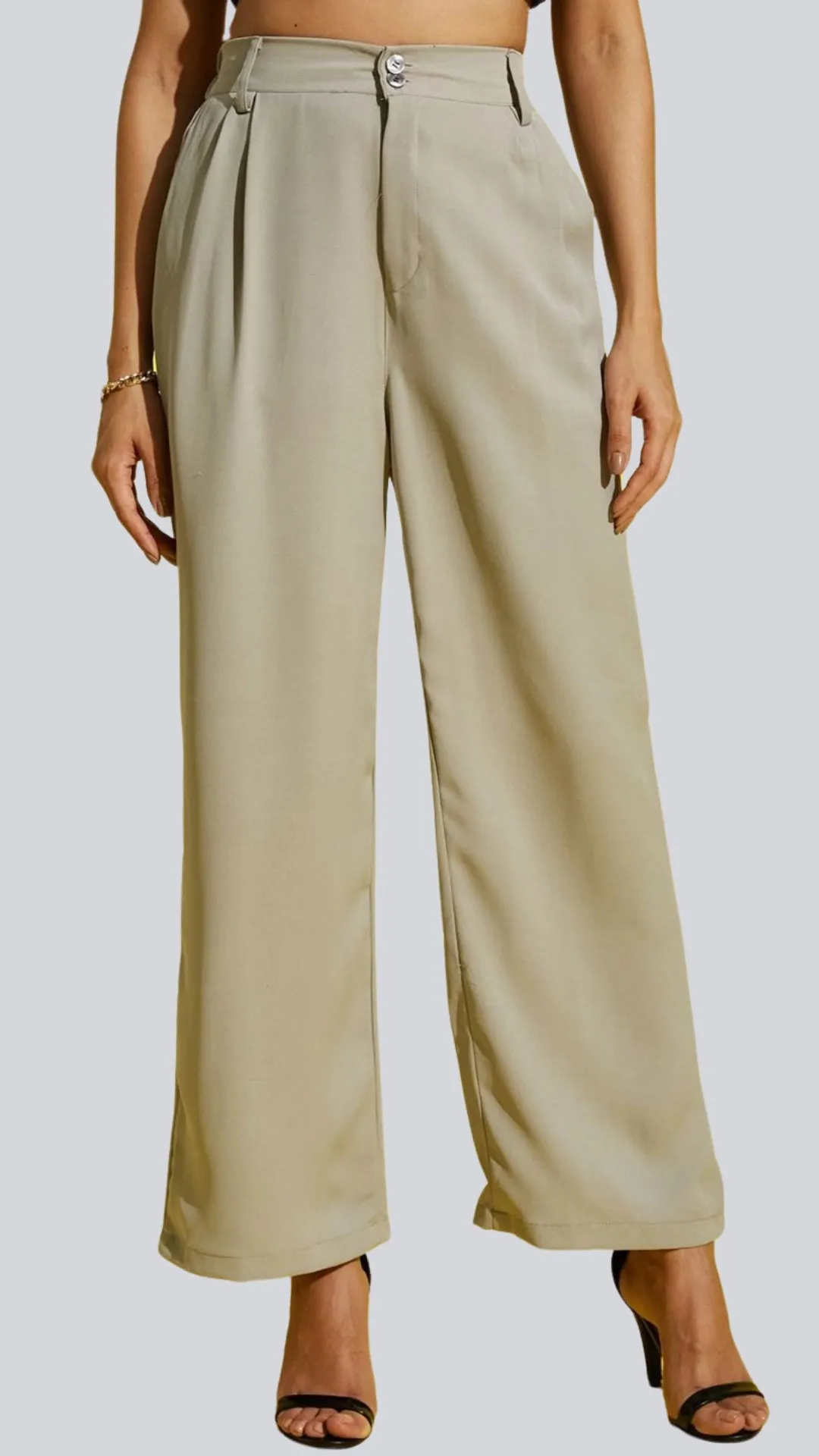 High-Waist Wide-Leg Pant