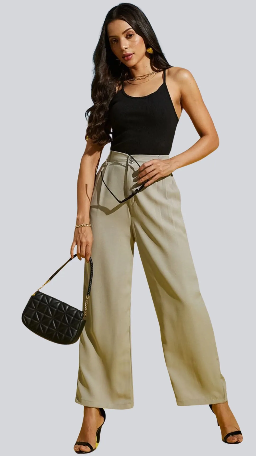 High-Waist Wide-Leg Pant