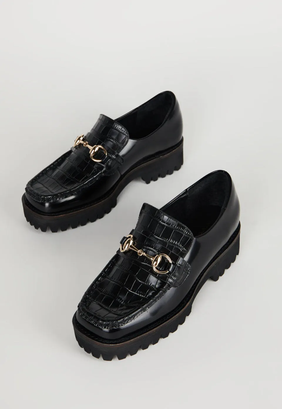 HK-2 Loafers Black