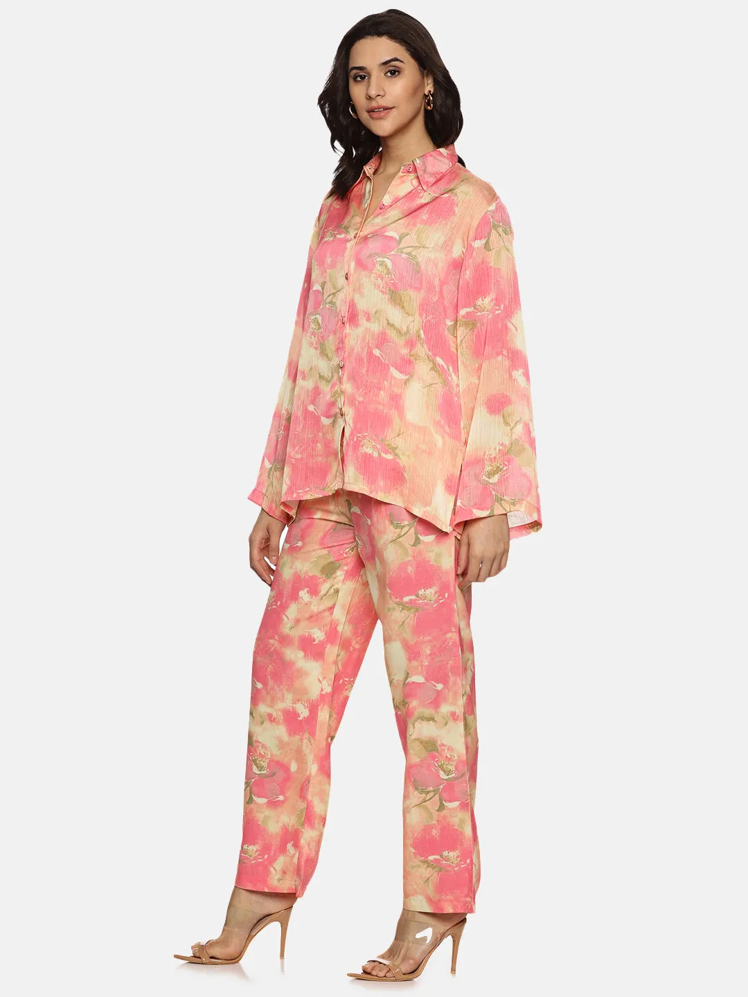 IS.U Floral Pink Coord Set
