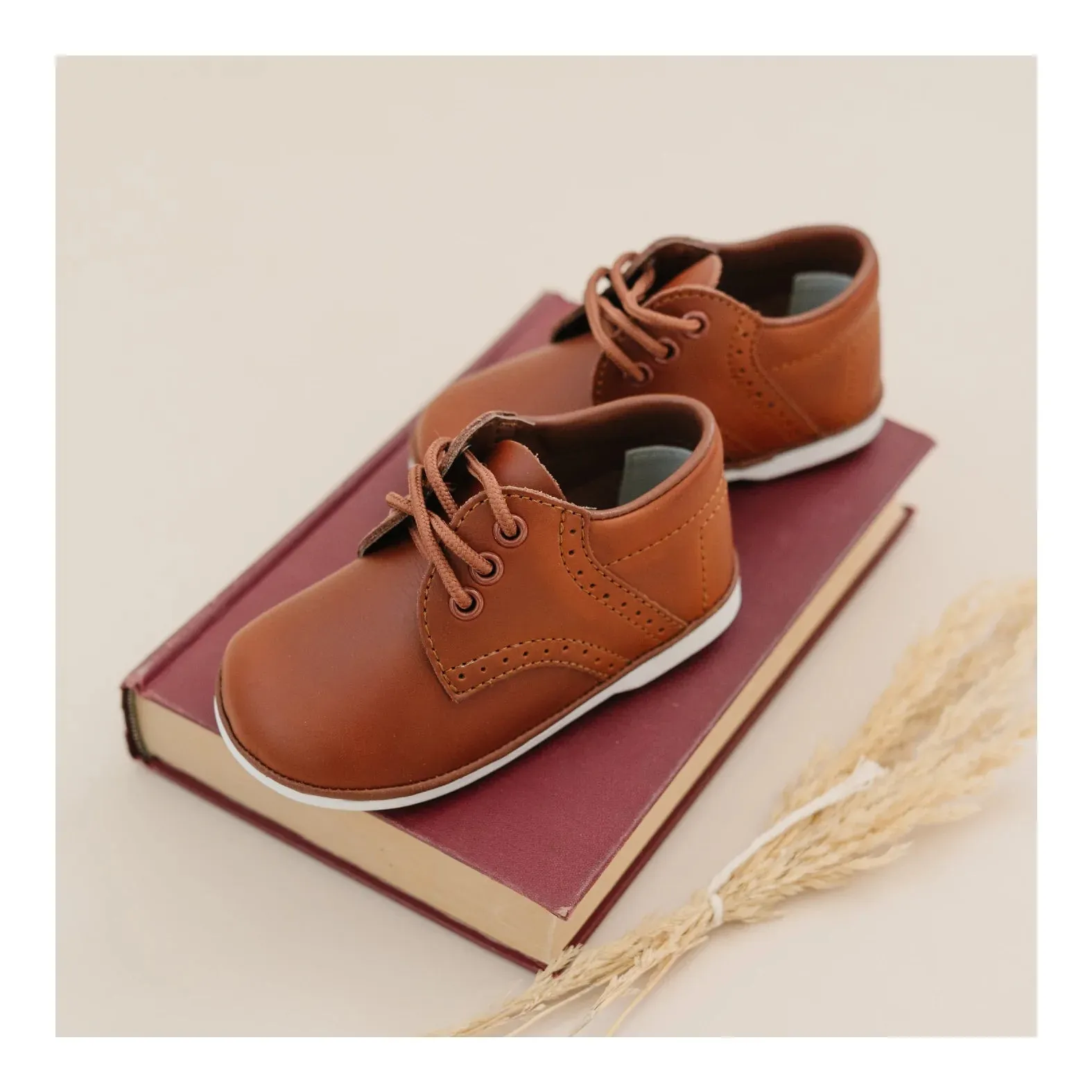 James Leather Lace Up Shoe (Baby)