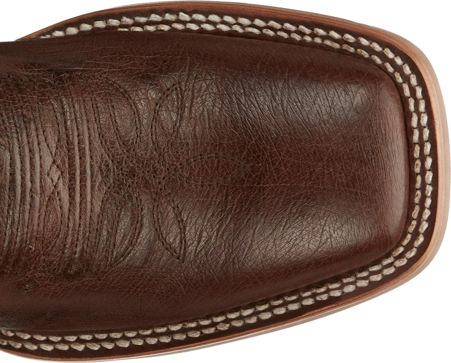 Justin Women's Ralston Brown Smooth Ostrich Western Boots JE702