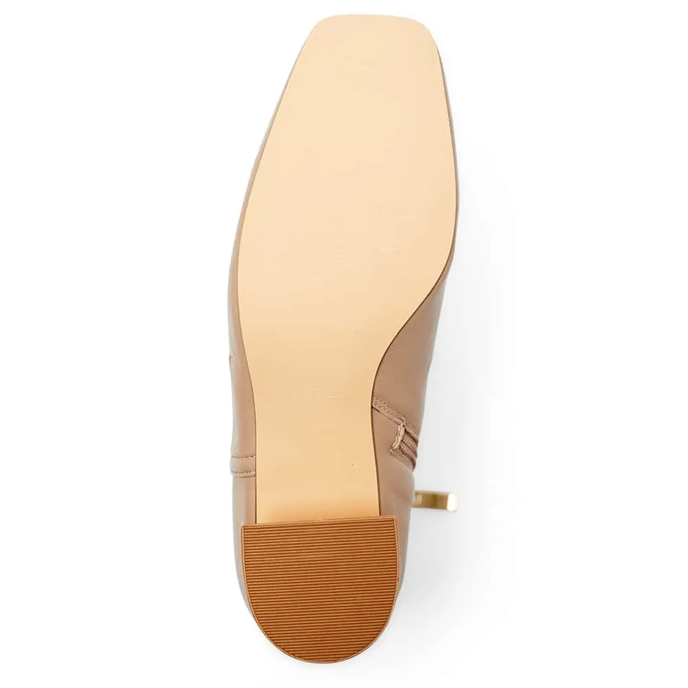 Lantana Boot in Nude Leather