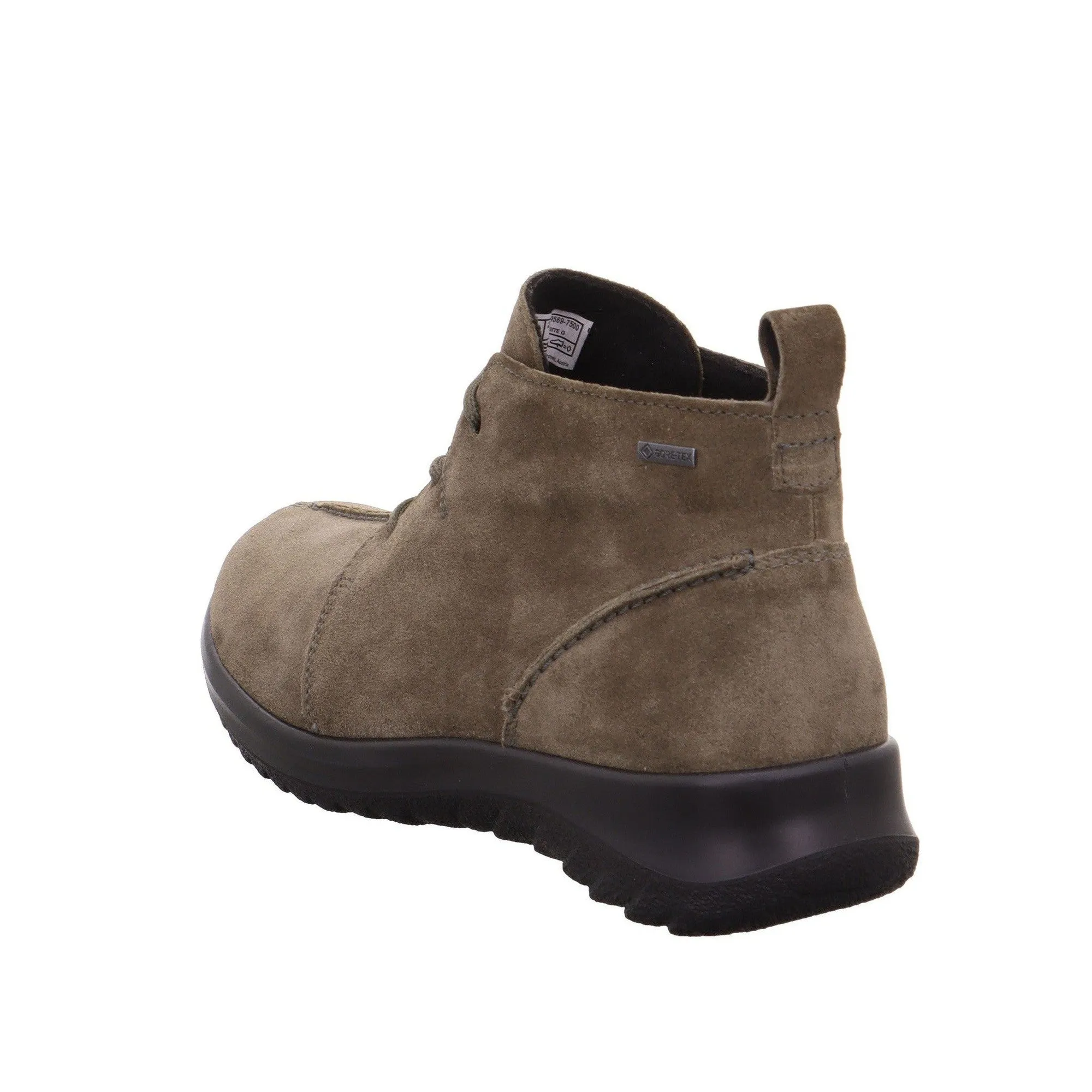 Legero 2-009569-7500 Softboot Green Waterproof Suede Lace Up Ankle Boots