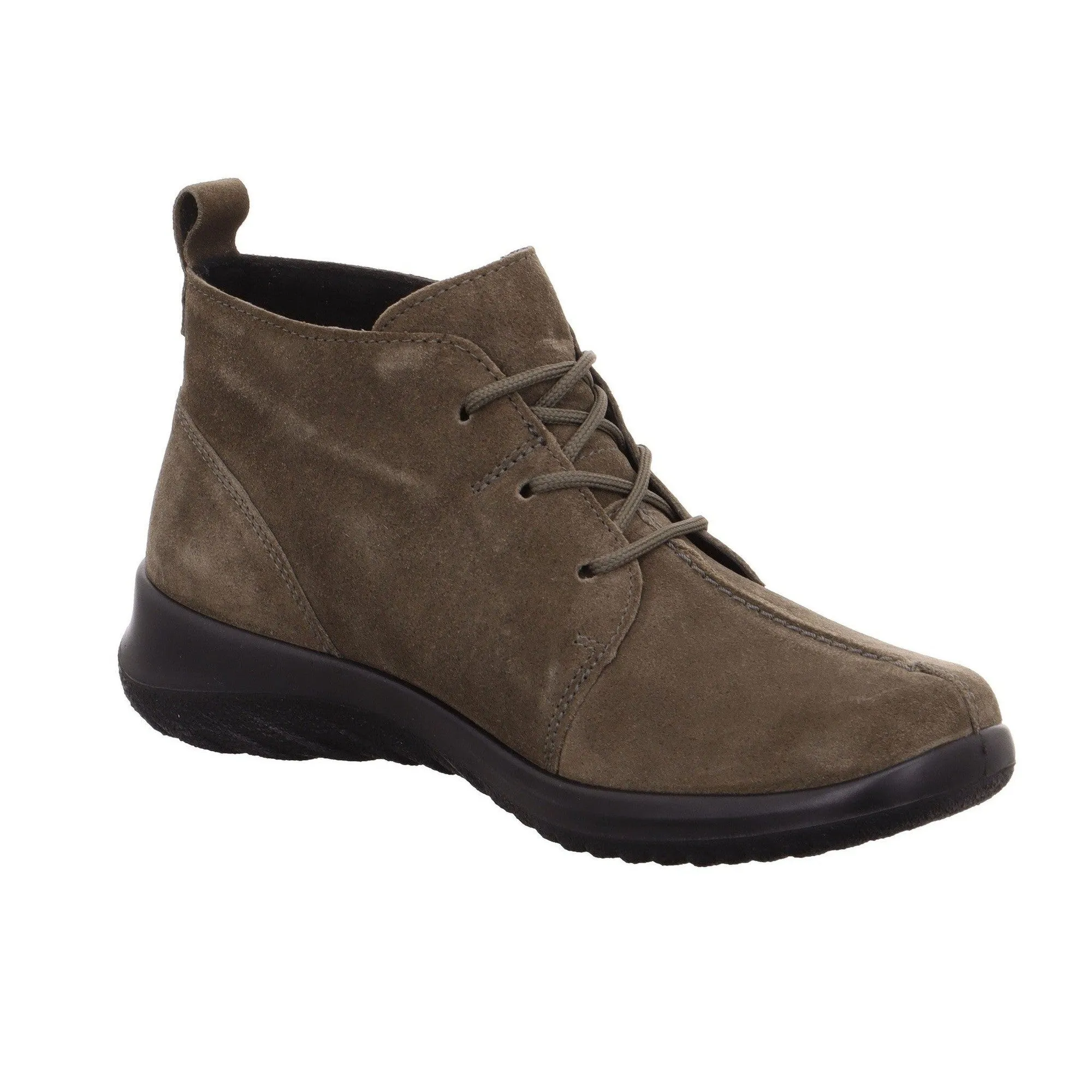 Legero 2-009569-7500 Softboot Green Waterproof Suede Lace Up Ankle Boots