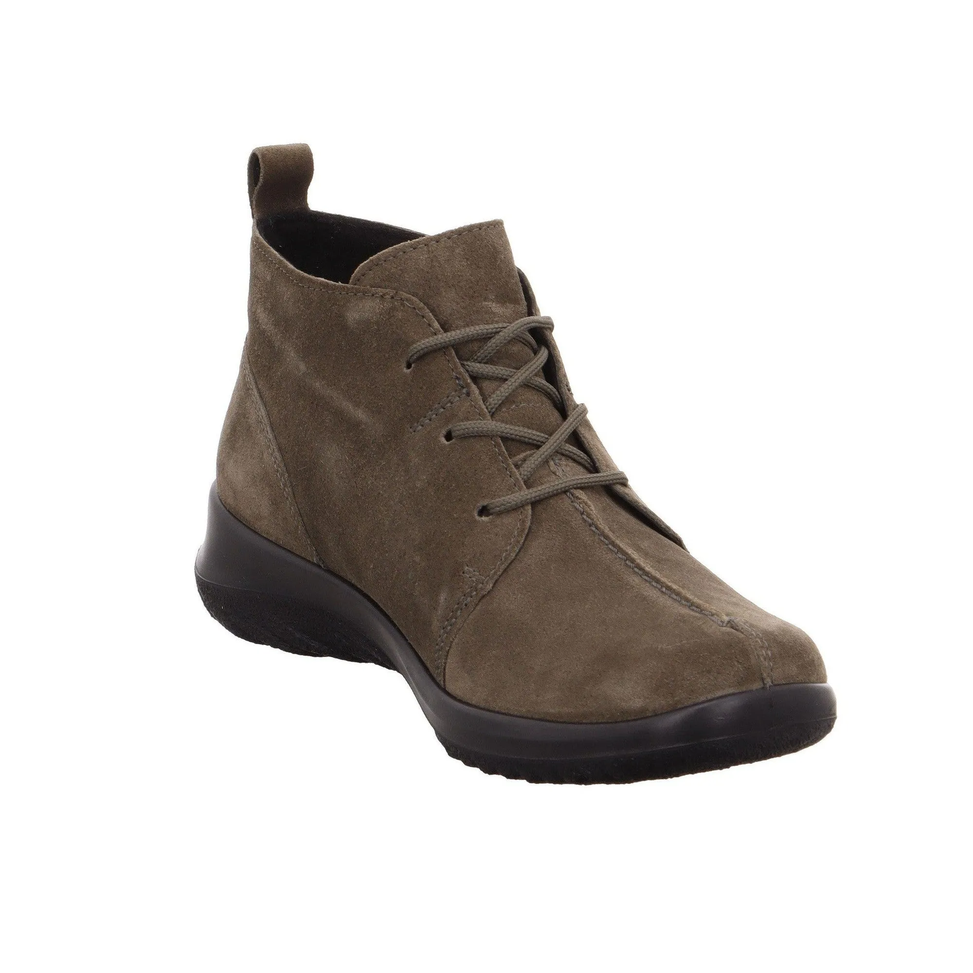 Legero 2-009569-7500 Softboot Green Waterproof Suede Lace Up Ankle Boots