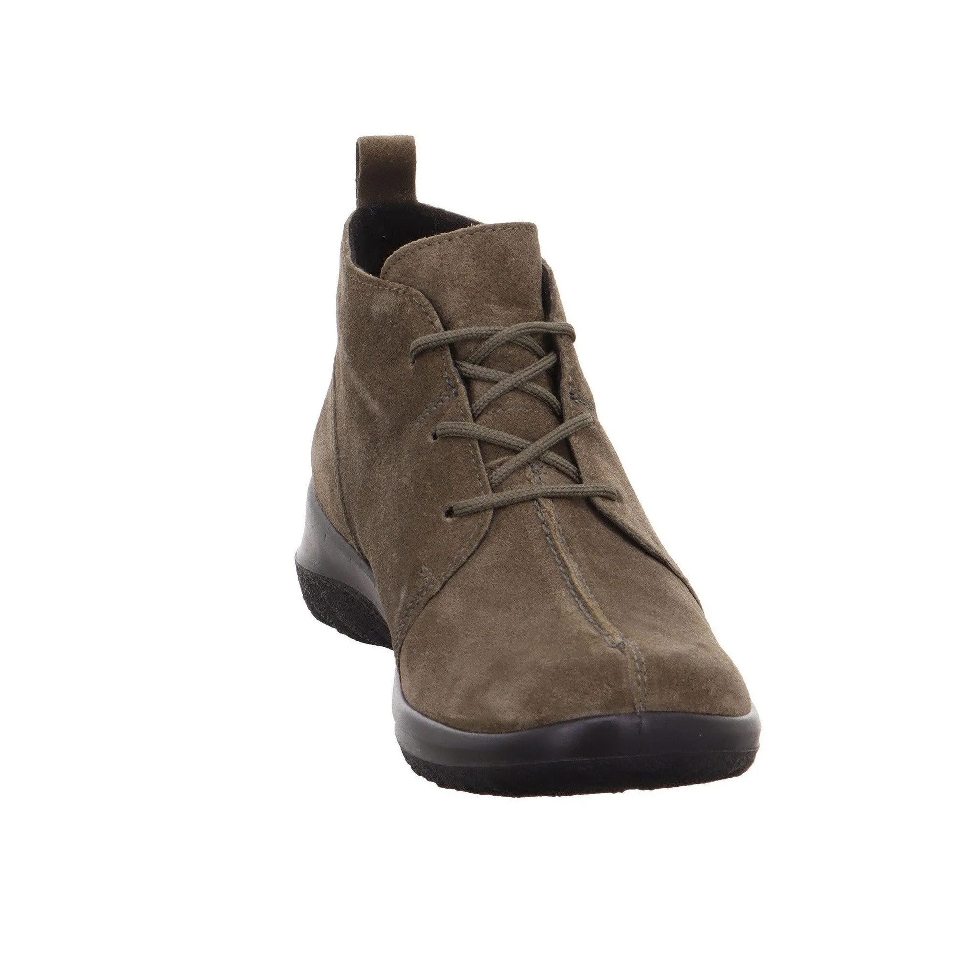 Legero 2-009569-7500 Softboot Green Waterproof Suede Lace Up Ankle Boots