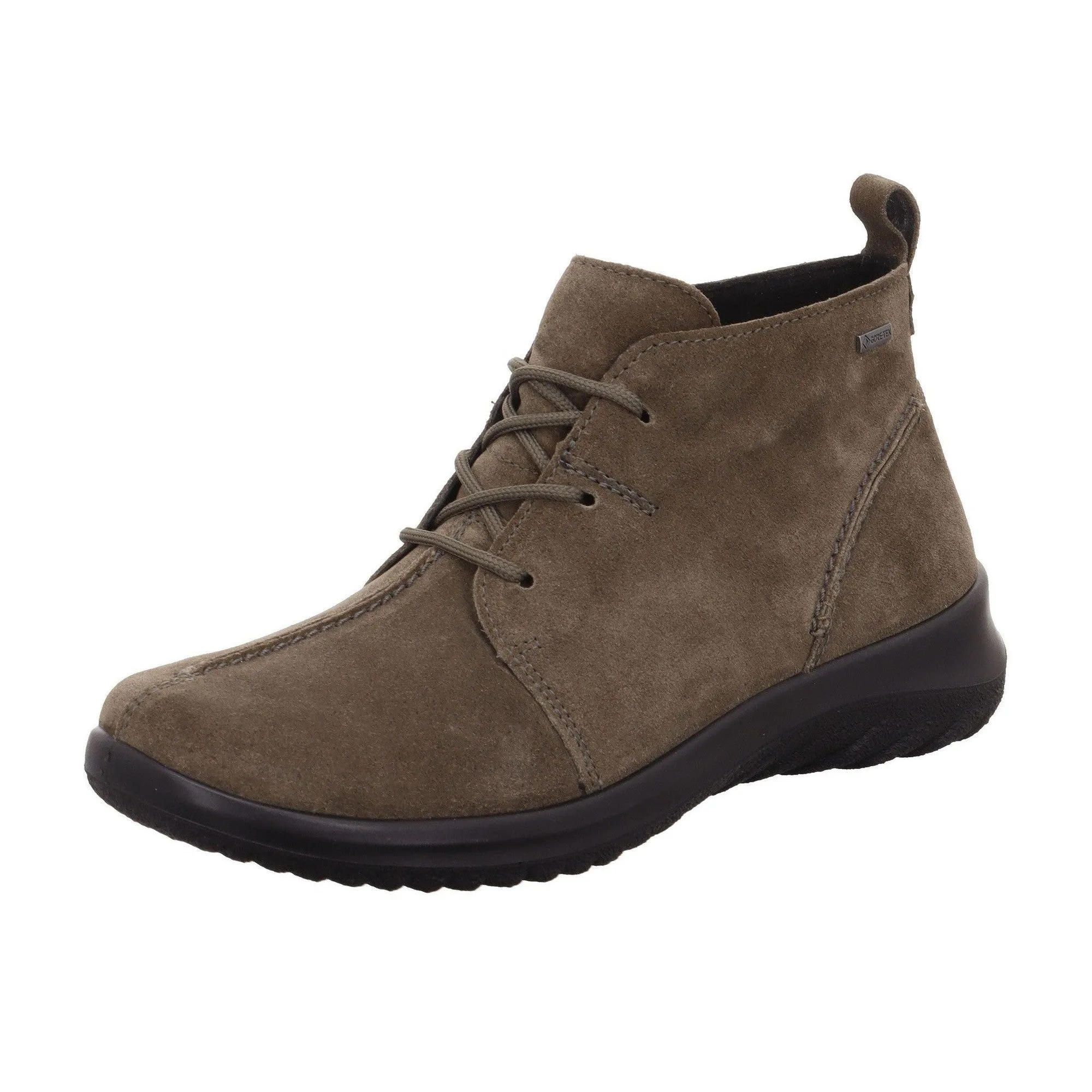 Legero 2-009569-7500 Softboot Green Waterproof Suede Lace Up Ankle Boots