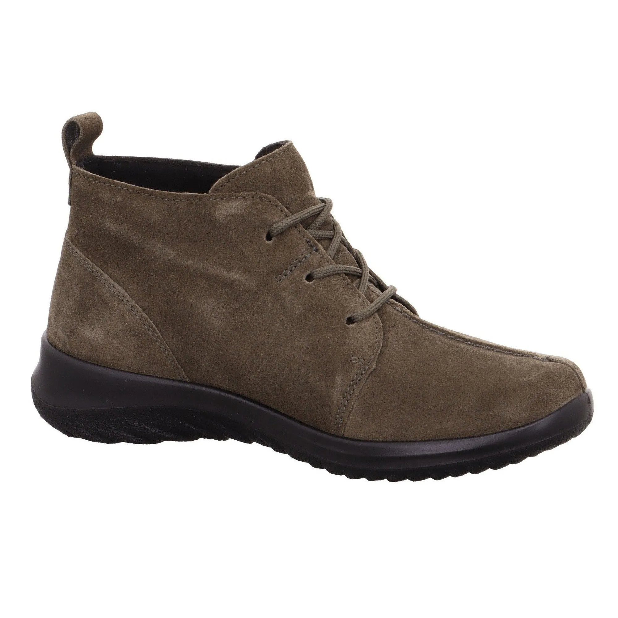 Legero 2-009569-7500 Softboot Green Waterproof Suede Lace Up Ankle Boots