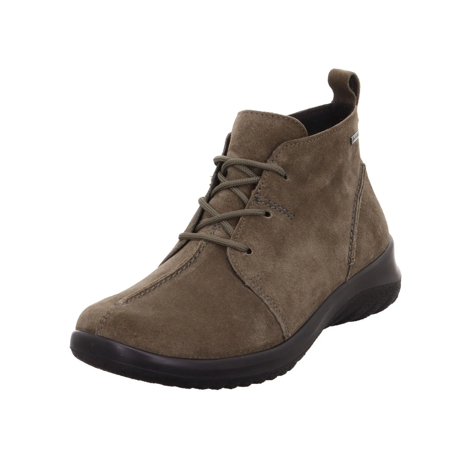 Legero 2-009569-7500 Softboot Green Waterproof Suede Lace Up Ankle Boots