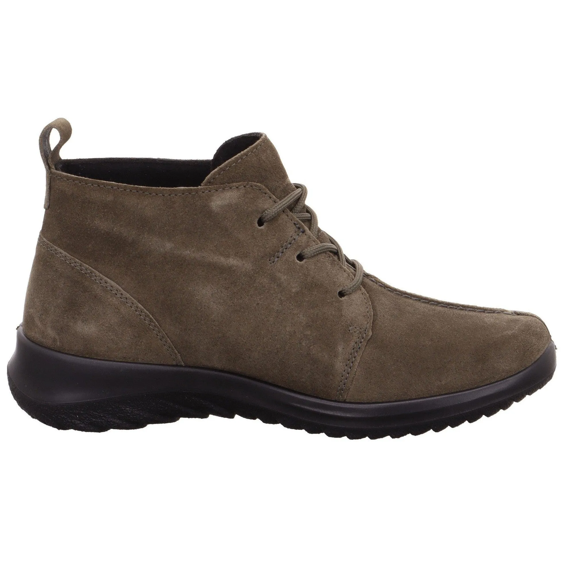 Legero 2-009569-7500 Softboot Green Waterproof Suede Lace Up Ankle Boots