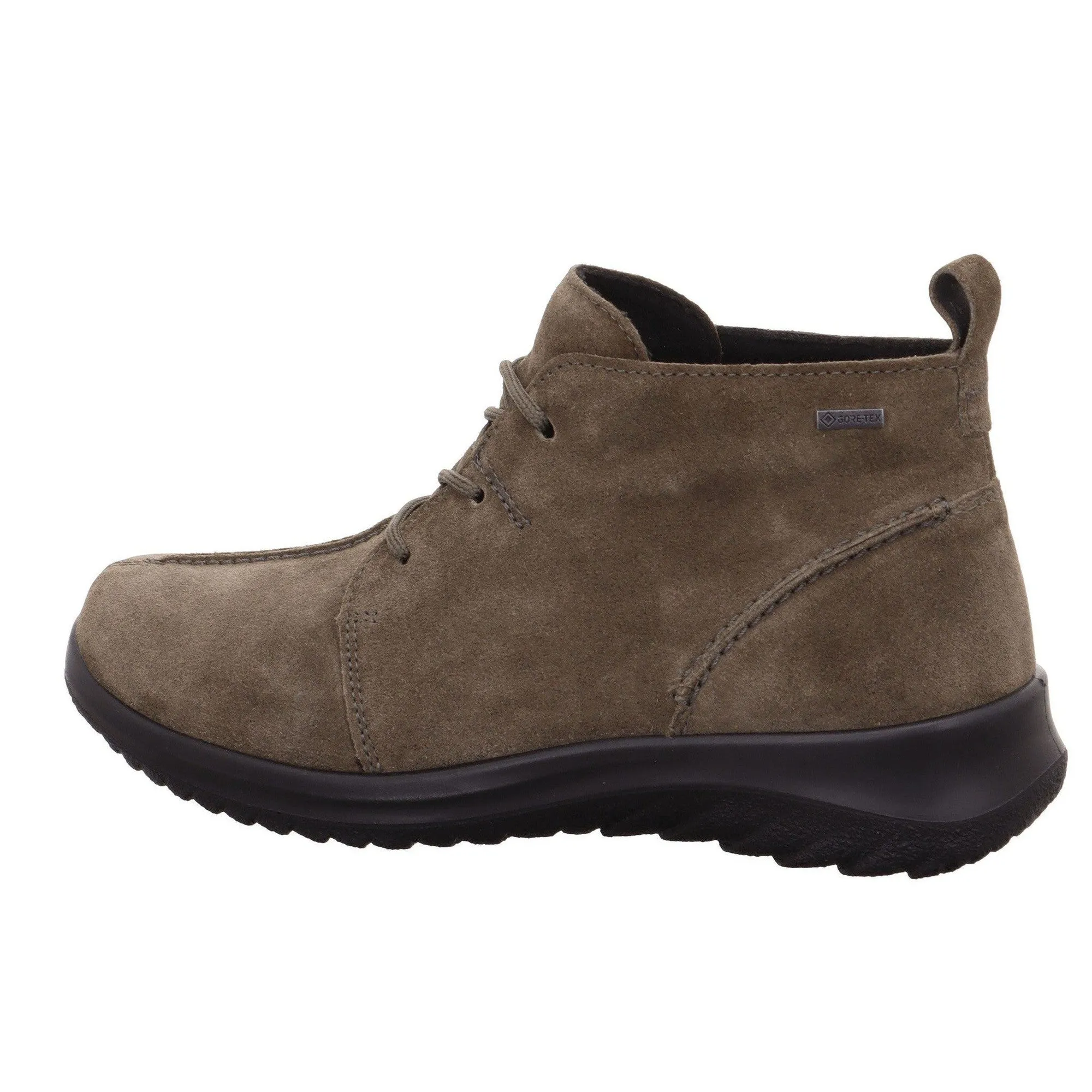 Legero 2-009569-7500 Softboot Green Waterproof Suede Lace Up Ankle Boots
