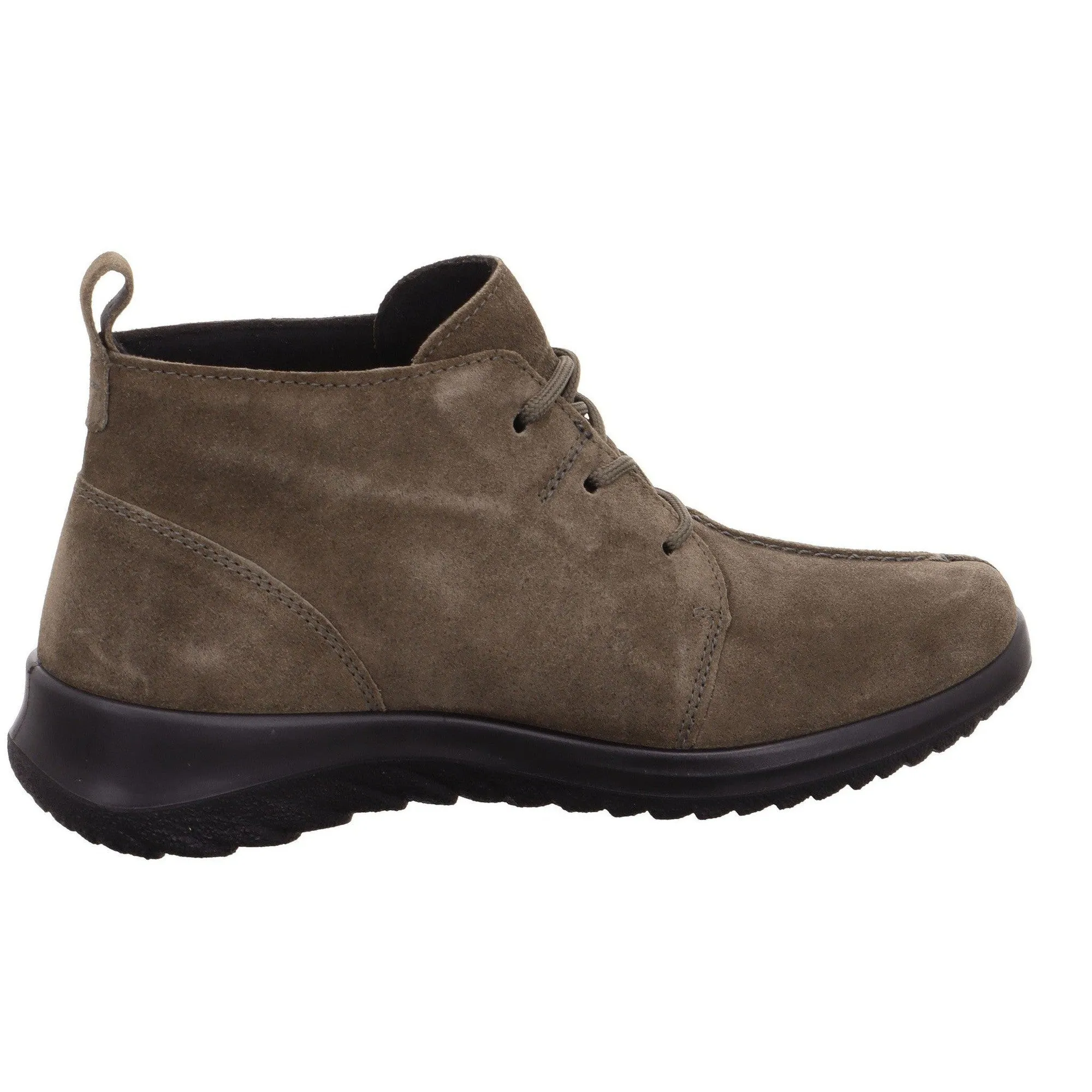 Legero 2-009569-7500 Softboot Green Waterproof Suede Lace Up Ankle Boots