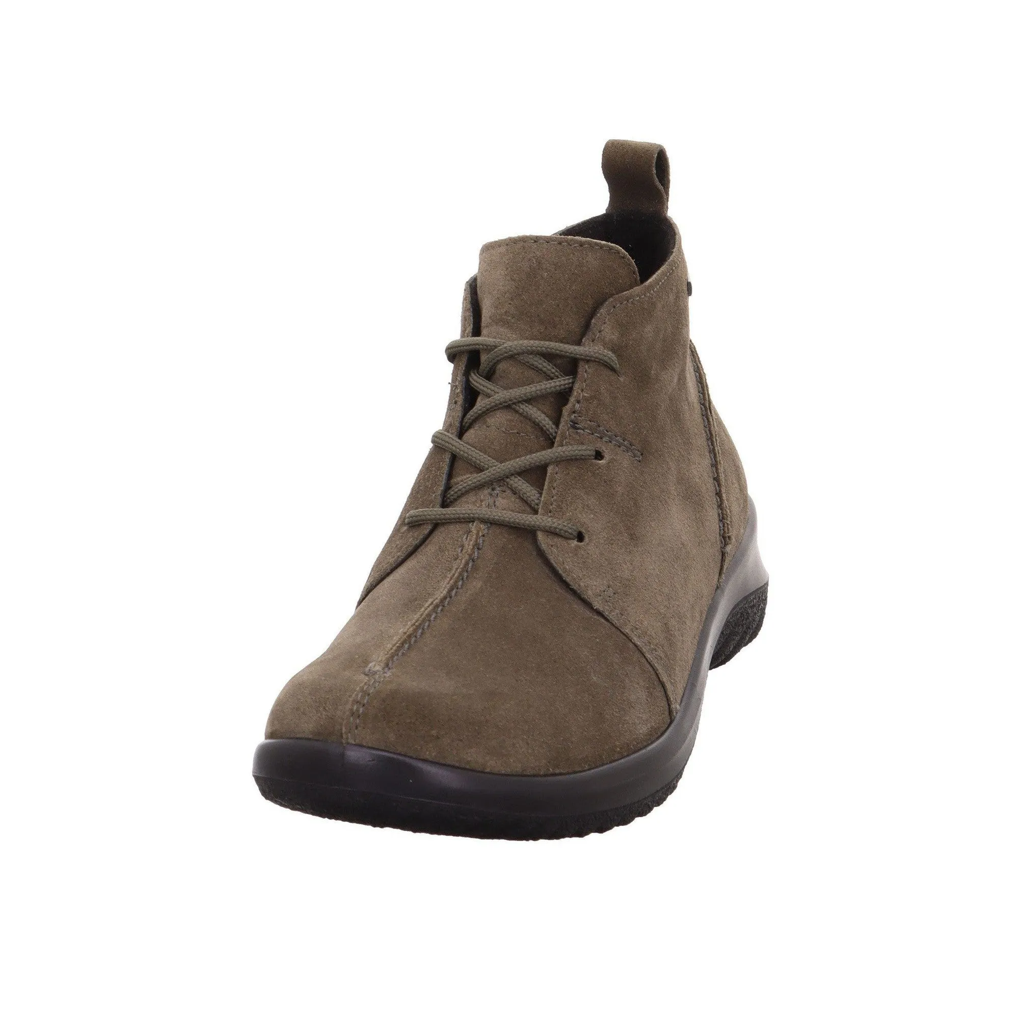 Legero 2-009569-7500 Softboot Green Waterproof Suede Lace Up Ankle Boots