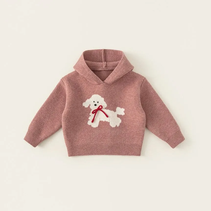 Little Pet Buddy Hooded Knit Sweater