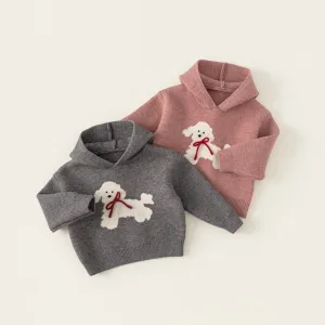 Little Pet Buddy Hooded Knit Sweater
