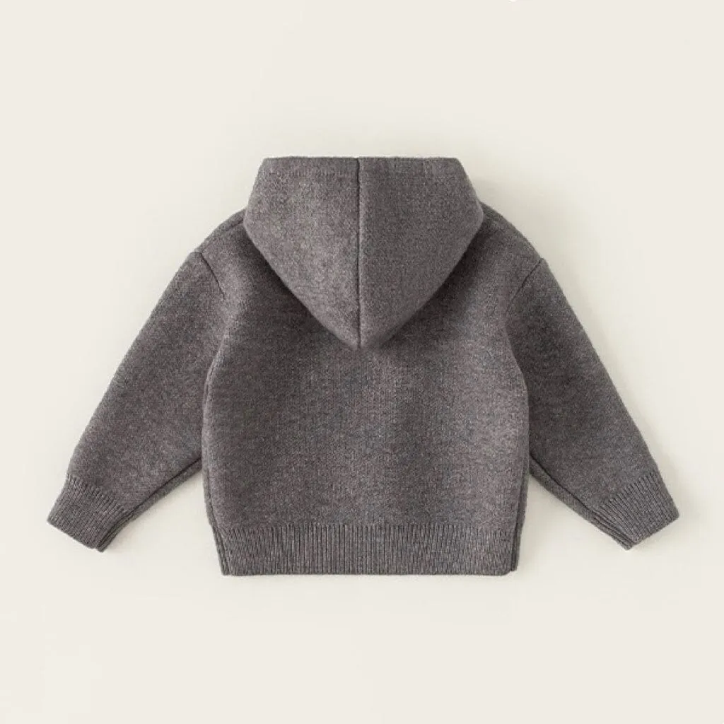 Little Pet Buddy Hooded Knit Sweater