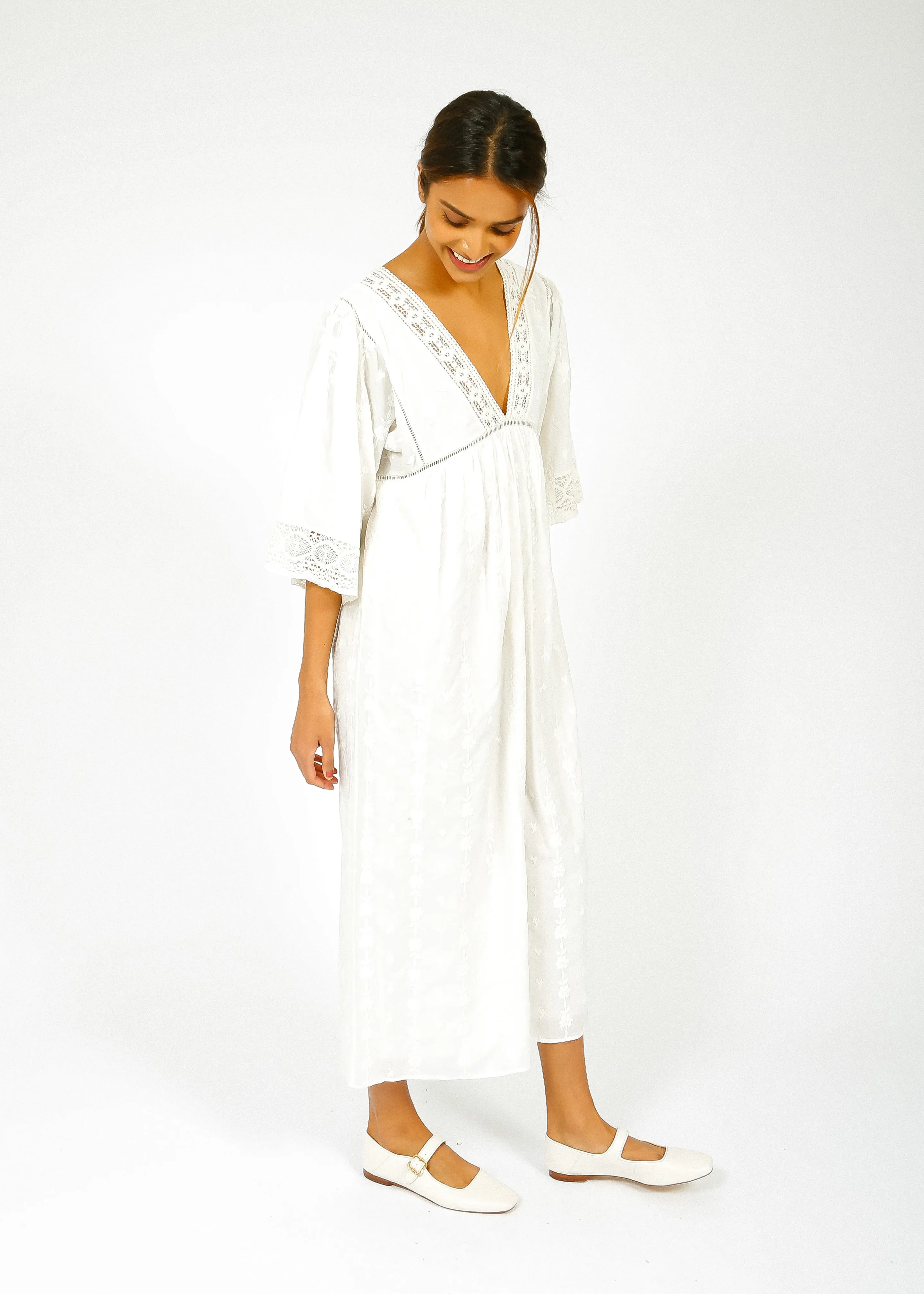 LM Majorelle Dress in Off White
