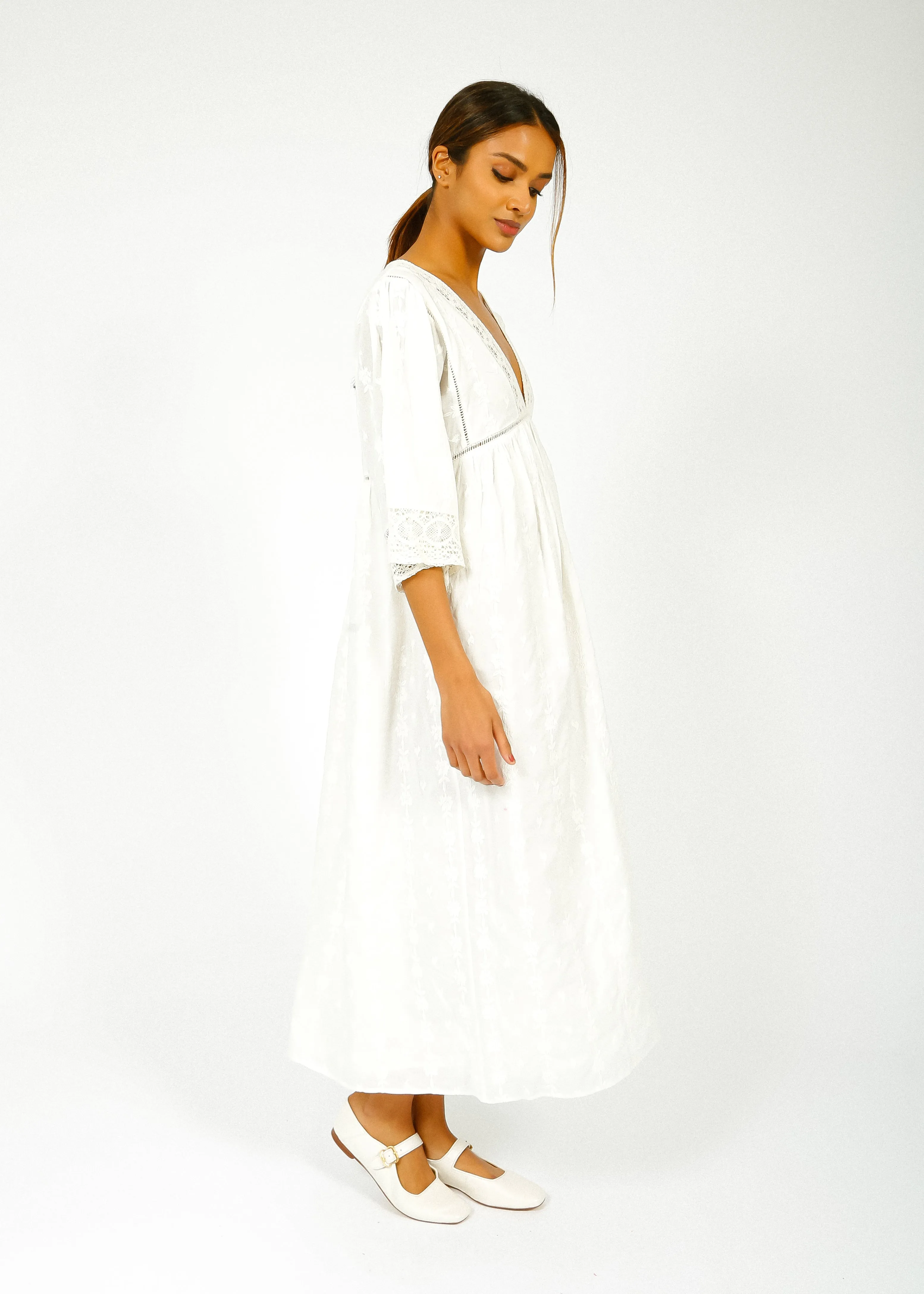 LM Majorelle Dress in Off White