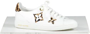Louis Vuitton White Logo Frontrow Low Top Trainers UK 5 EU 38