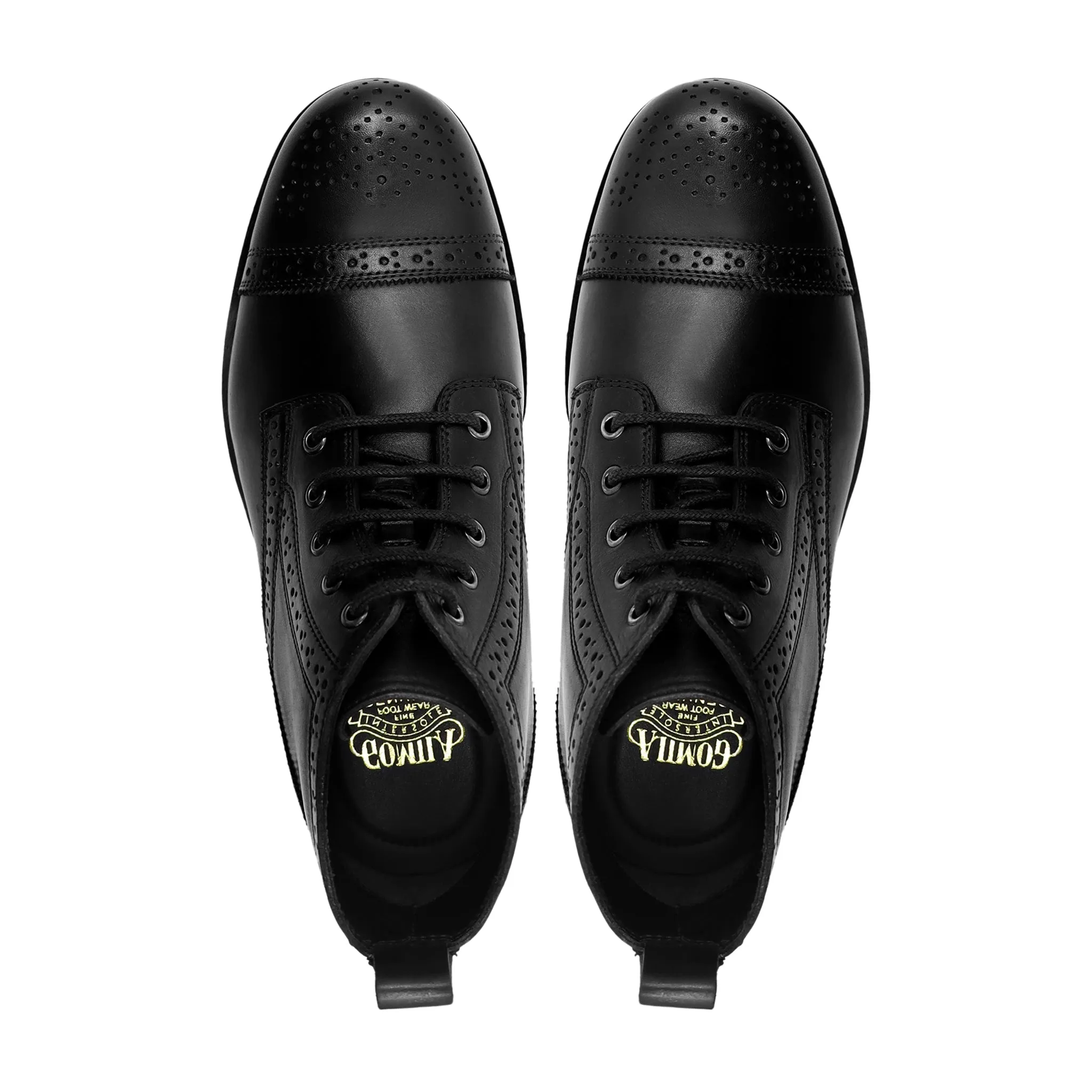 Macon - Men's Black Calf Leather Boot - Goodyear Welted
