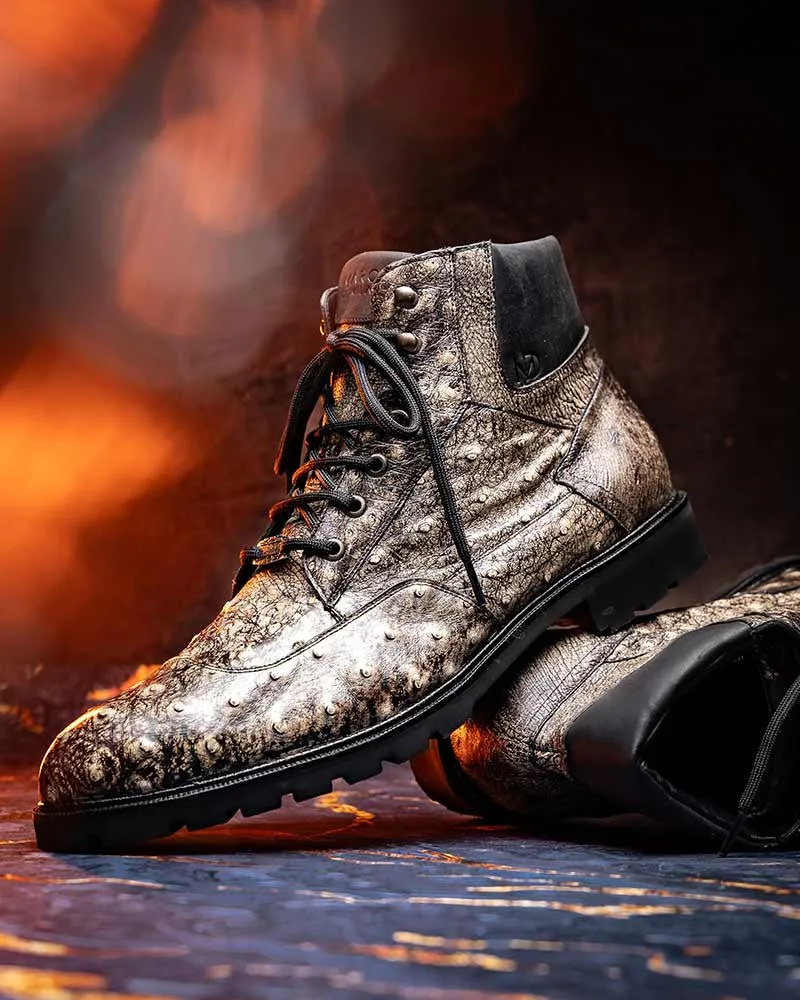 Marco Di Milano Renzo Stone Black Boots