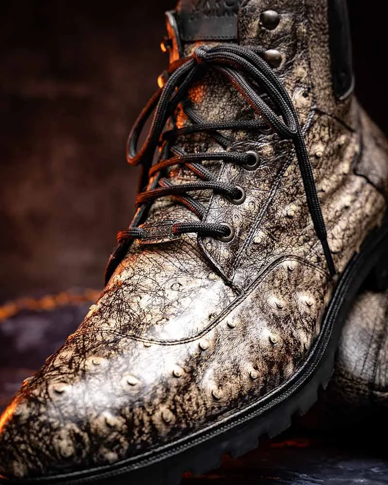 Marco Di Milano Renzo Stone Black Boots