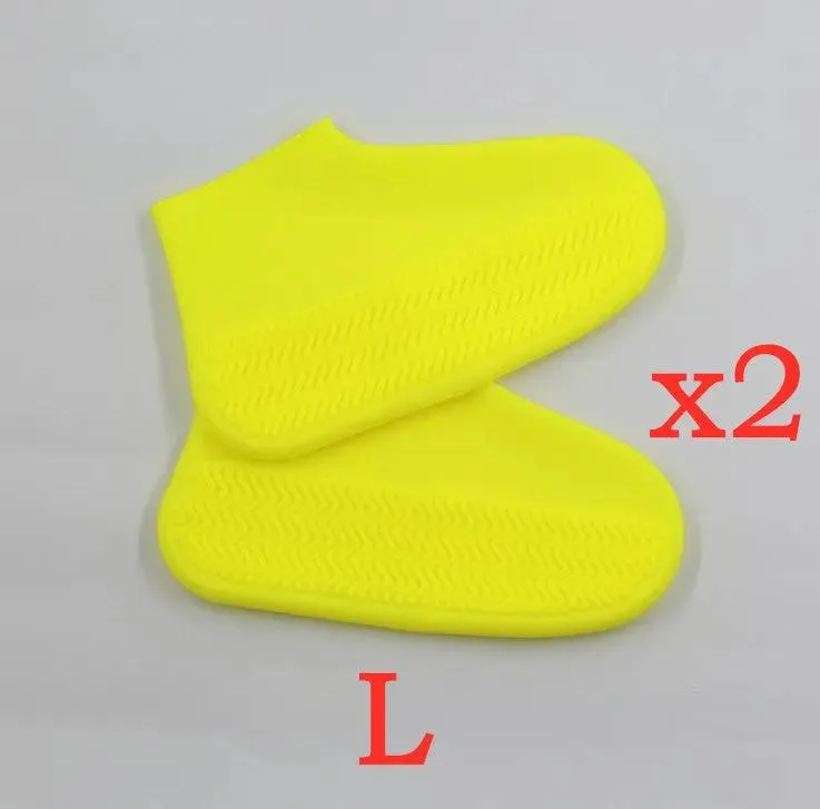 Men and women hiking slip wearable easy to carry silicone rain boots