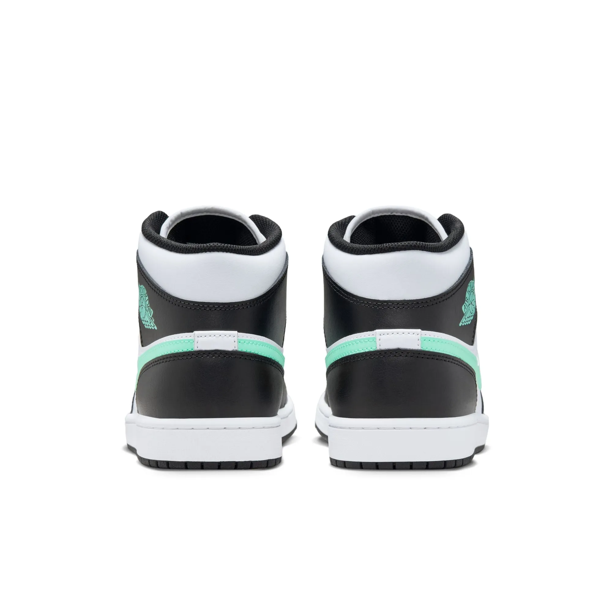 MENS AIR JORDAN 1 MID (GREEN GLOW)