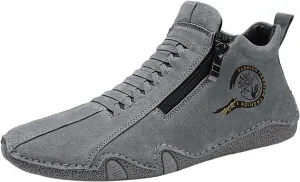 Men's Classic Casual Walking Shoes Comfortable Breathable Stretch Canvas Slip on Sneaker Versatile Elderly Shoes