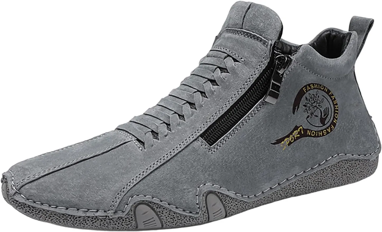 Men's Classic Casual Walking Shoes Comfortable Breathable Stretch Canvas Slip on Sneaker Versatile Elderly Shoes