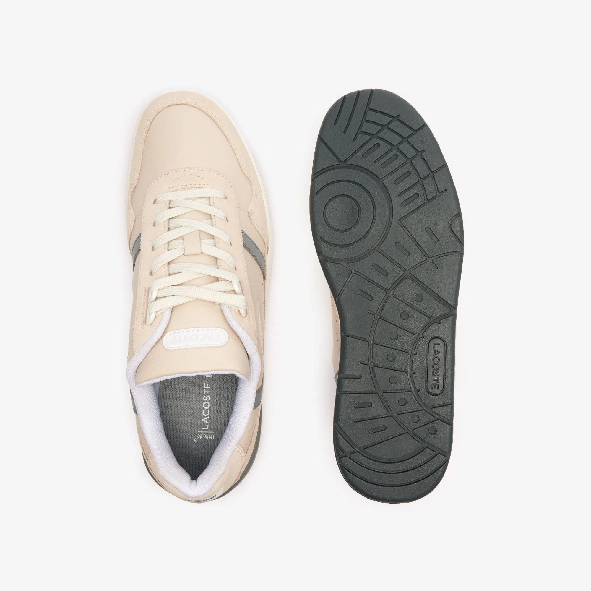 Men's T-Clip Tonal Leather Trainers