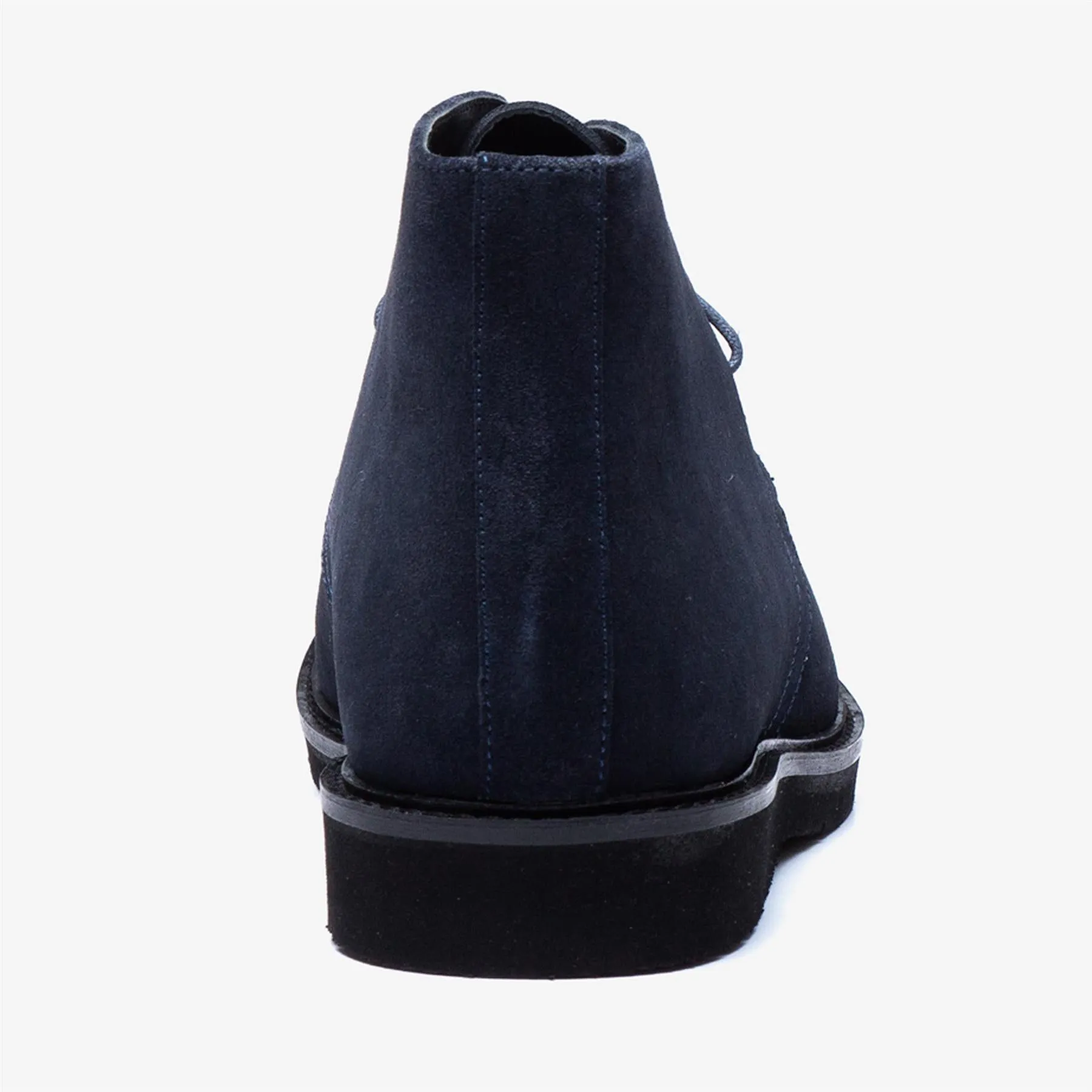 Men's Wide Fit Tredd Well William 22760 Navy Suede Dress Boots