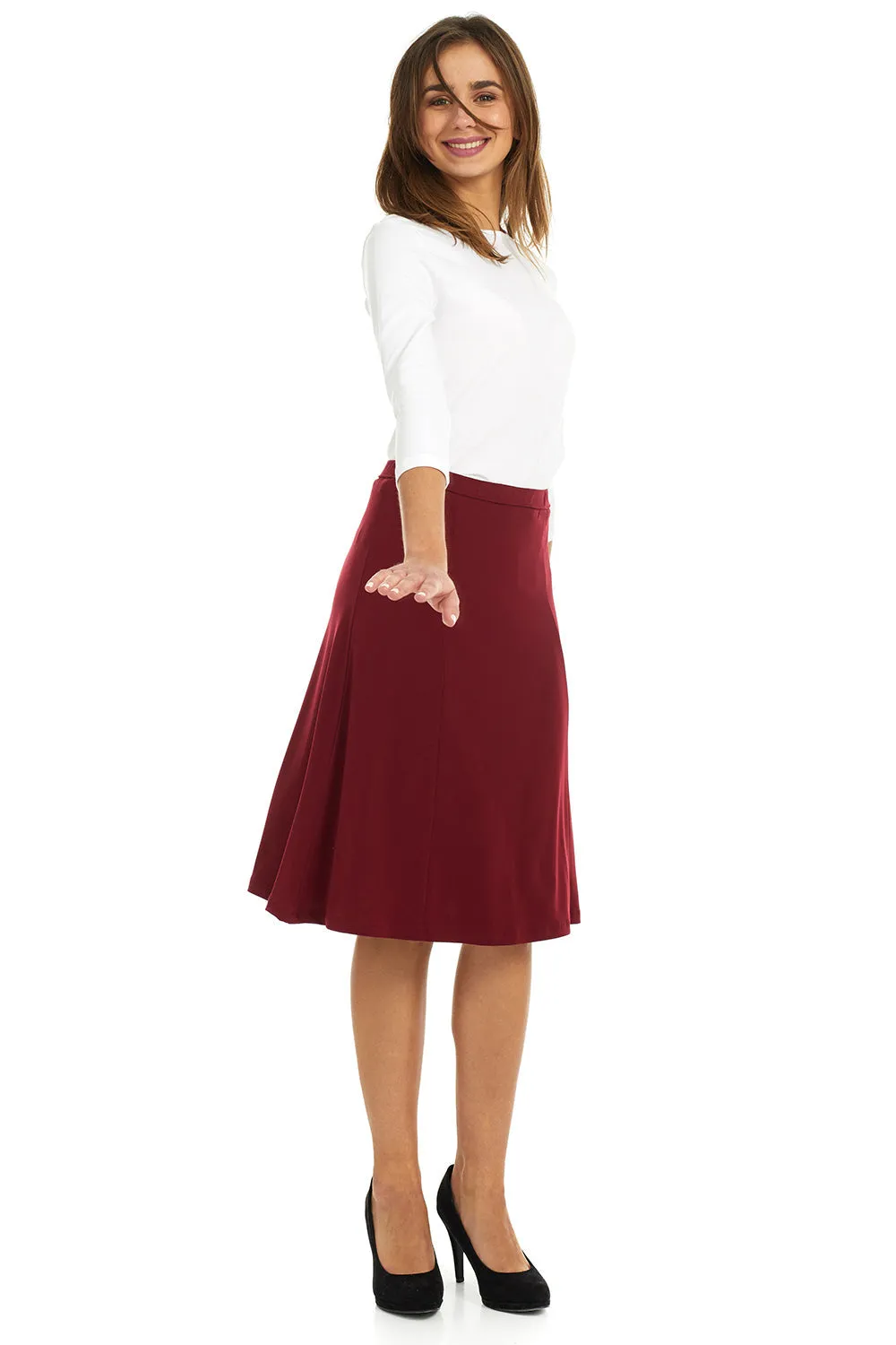 Modest Skirt for Women with Knee Length A-line design 'Florence'