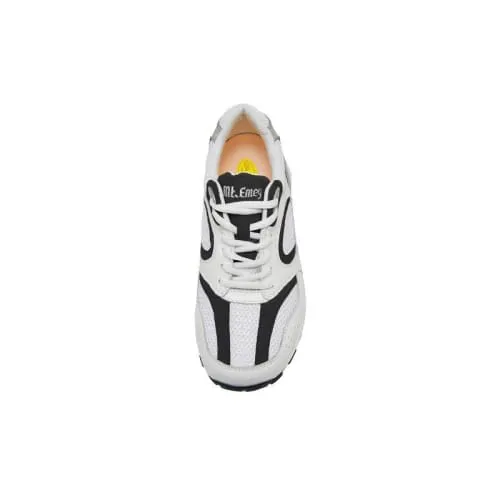Mt. Emey 9702-3L White - Men's Explorer I Black Athletic Shoe with Laces