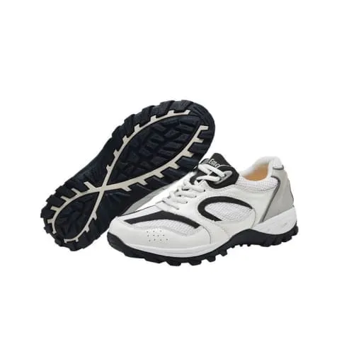 Mt. Emey 9702-3L White - Men's Explorer I Black Athletic Shoe with Laces