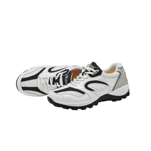 Mt. Emey 9702-3L White - Men's Explorer I Black Athletic Shoe with Laces
