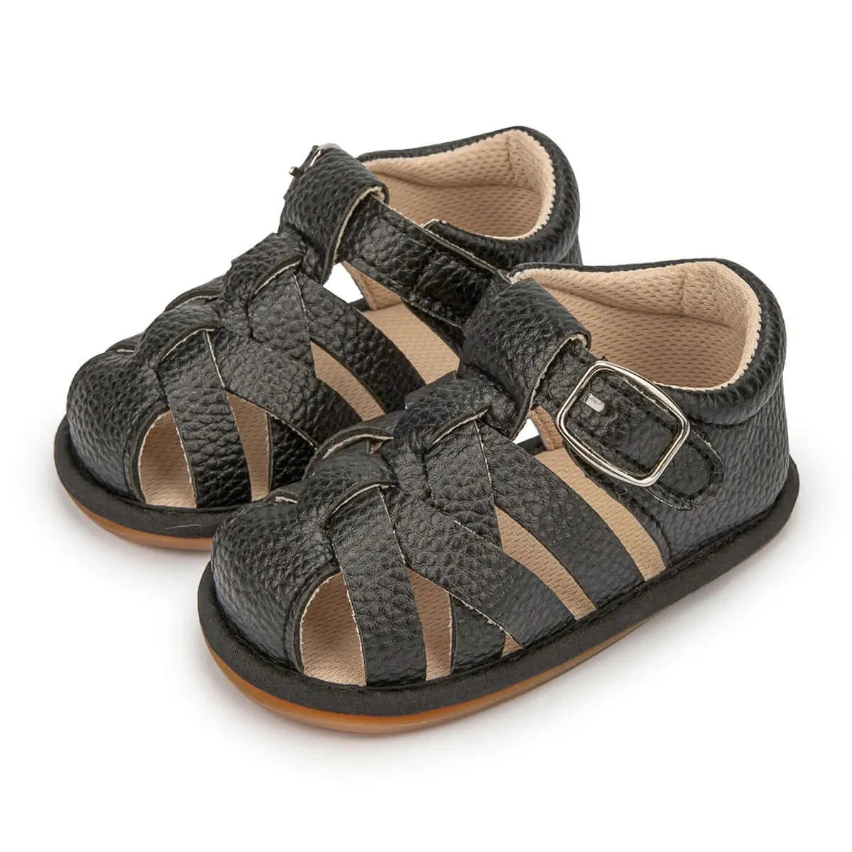 Newborn Baby Leather Sandals (0 - 18m)