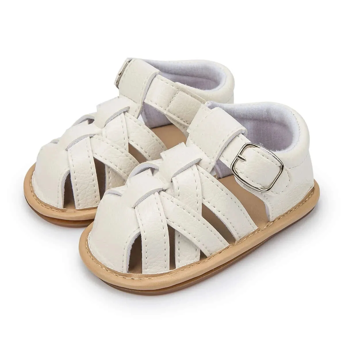 Newborn Baby Leather Sandals (0 - 18m)