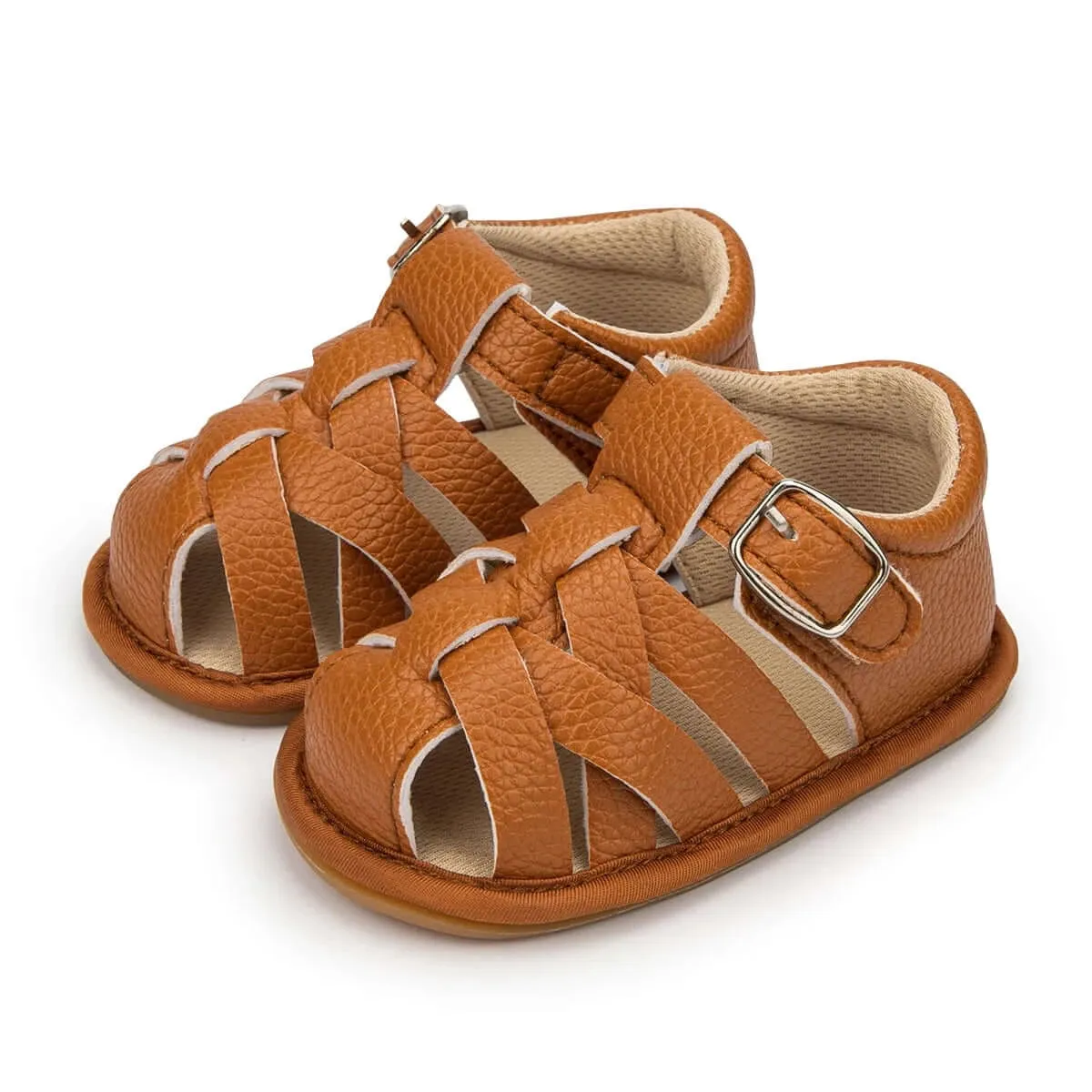 Newborn Baby Leather Sandals (0 - 18m)