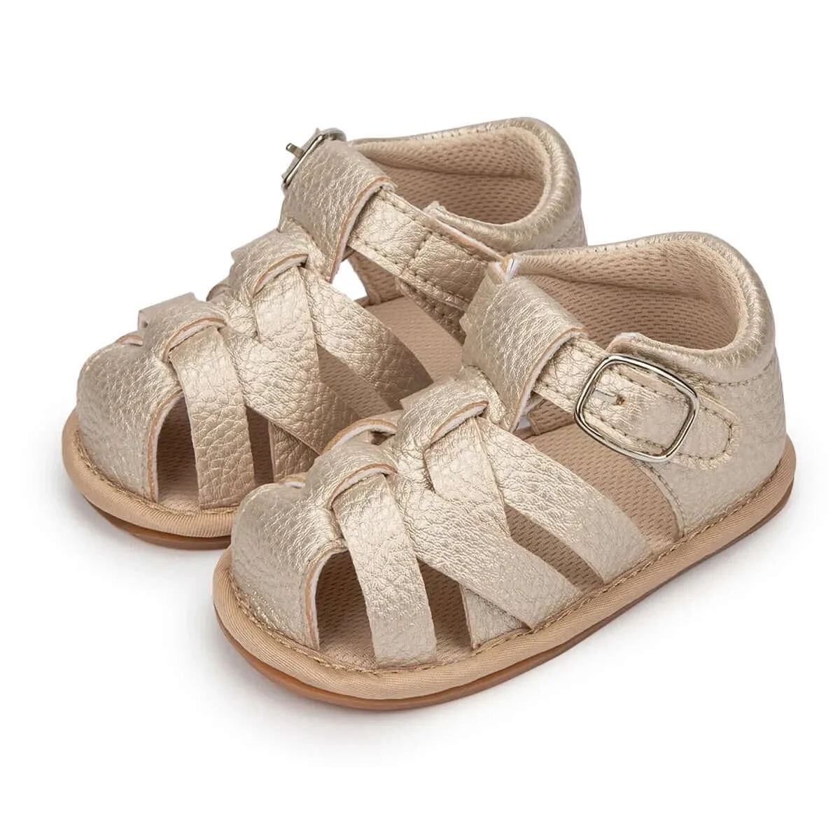 Newborn Baby Leather Sandals (0 - 18m)