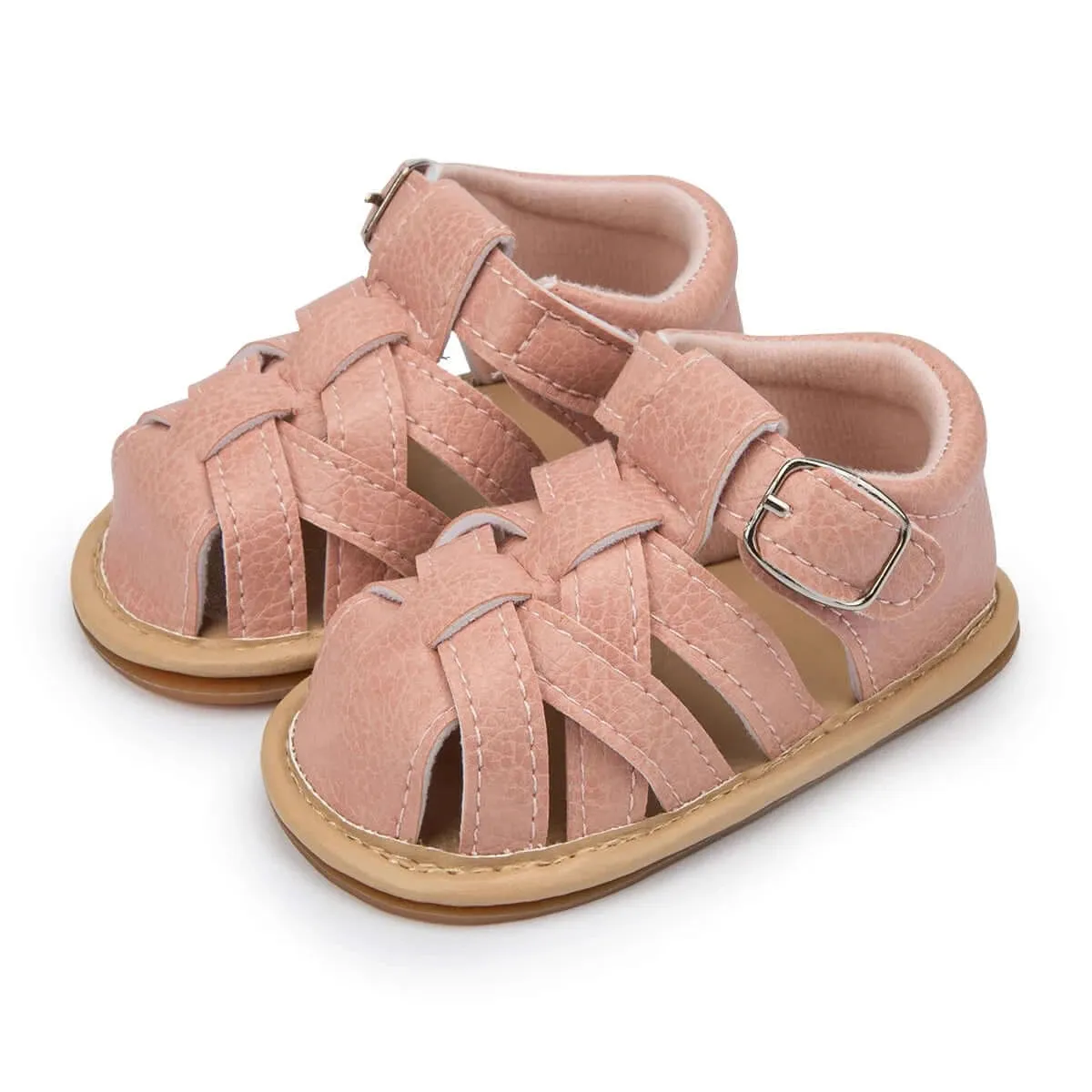 Newborn Baby Leather Sandals (0 - 18m)