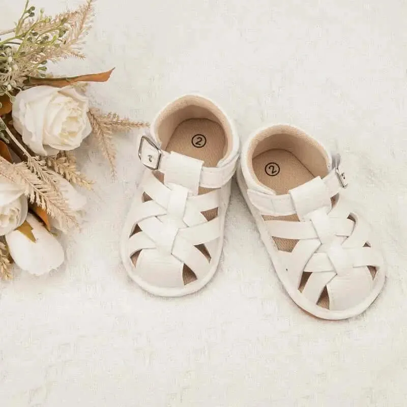 Newborn Baby Leather Sandals (0 - 18m)